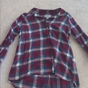 Half button shirt